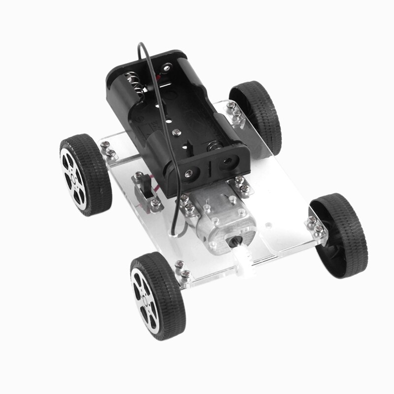 Elektrisk legetøj mini bil samling teknologi håndlavet videnskabeligt eksperiment model: Default Title