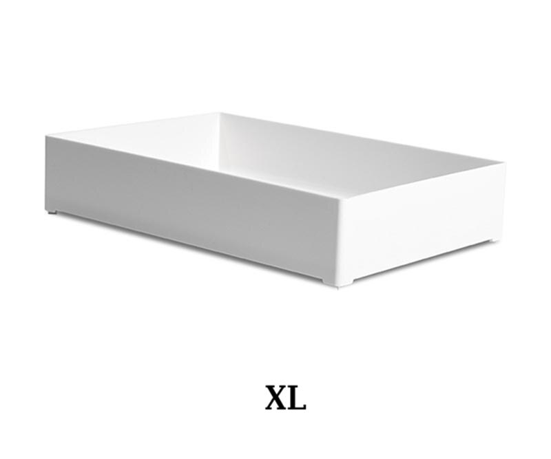 Plastic Drawer Storage Box Separation Drawer Organizer Home Kitchen Board Divider Debris Finishing Basket Cosmetics Organizer: XL