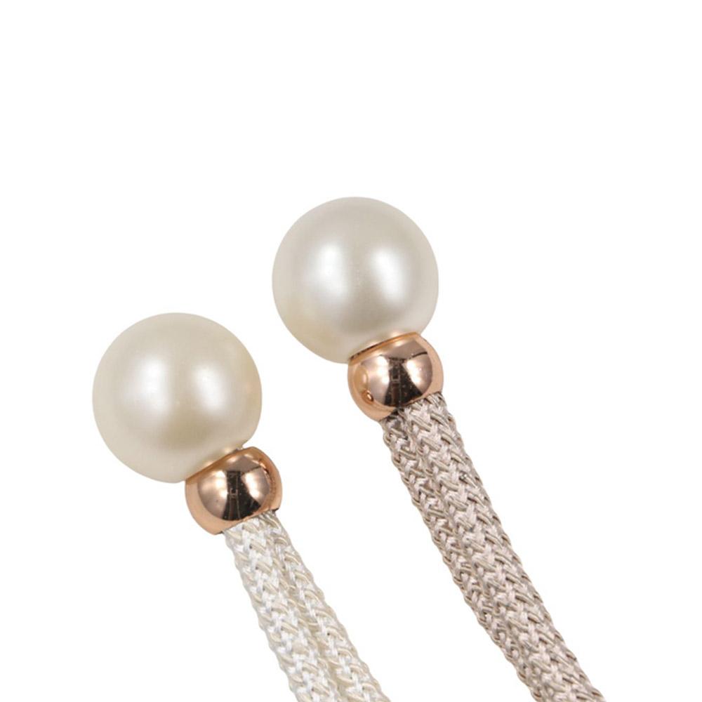 Polyester Pearl Curtain Tieback Adjustable Pearl Curtain Buckle Buckle Tie Rope Beautifully Curtains Tie Rope Home
