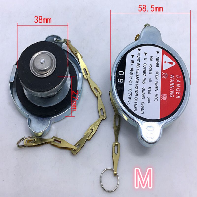 universal intercooler radiador radiator filler neck cover thermo radiator cap tank cover thermos cover L M S