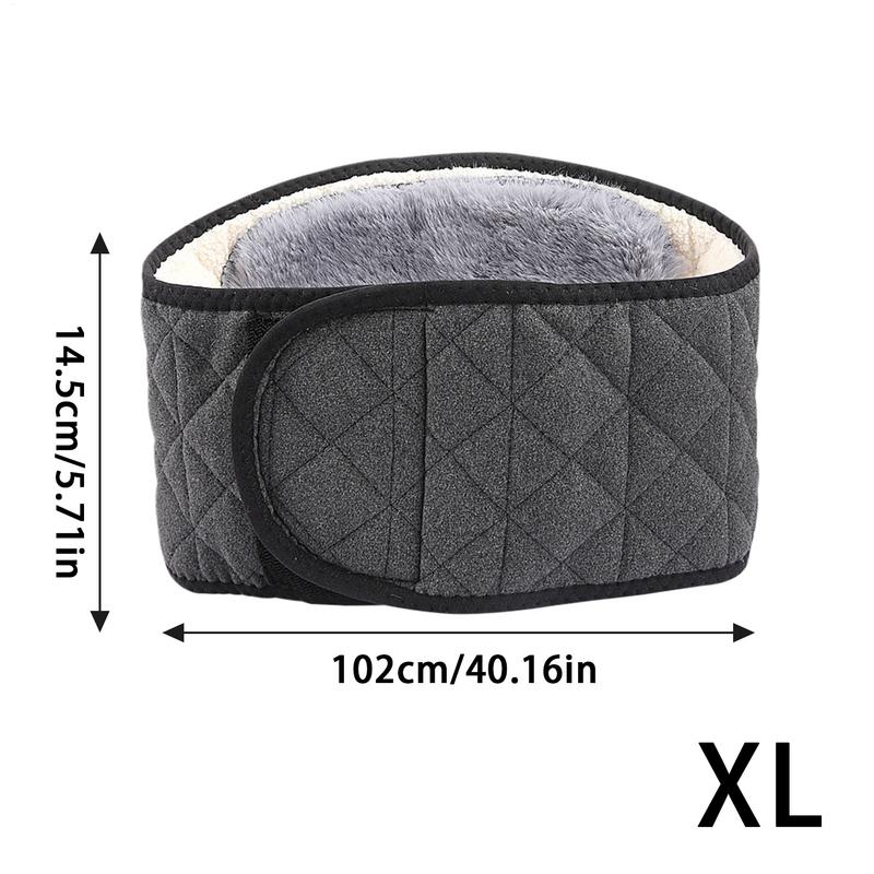 Cinto de cintura quente térmico de pelúcia aquecedor de cintura confortável volta mais quente cinto para homens mulheres inverno quente cintura cinto elástico