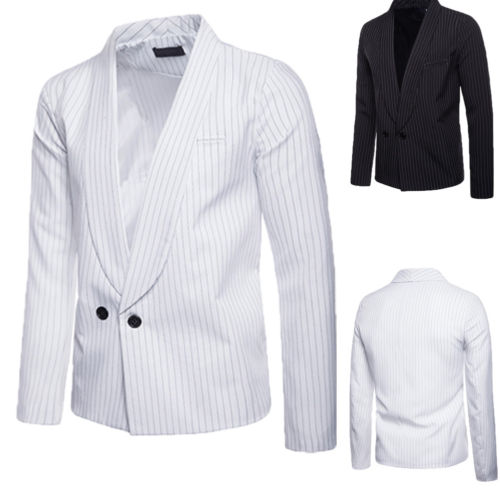 Men's One Button Slim Fit Casual Business Suit Coat Jacket