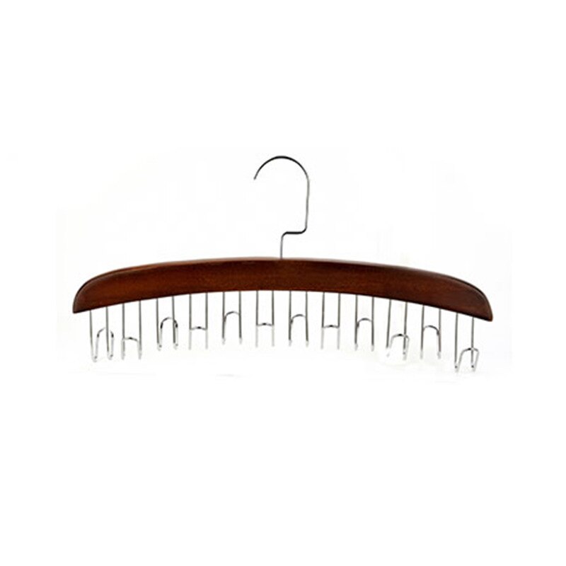 Riem Hanger-12 Riem Rekken Hardhout Wonen Closet Accessoires Organisatoren Kleding Rvs Haak Creatieve