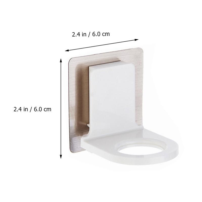 10 pcshand sanitizer krog slagfri sømløs vægmonteret holdbar shower gel flaske rack dispenser flaskeholder