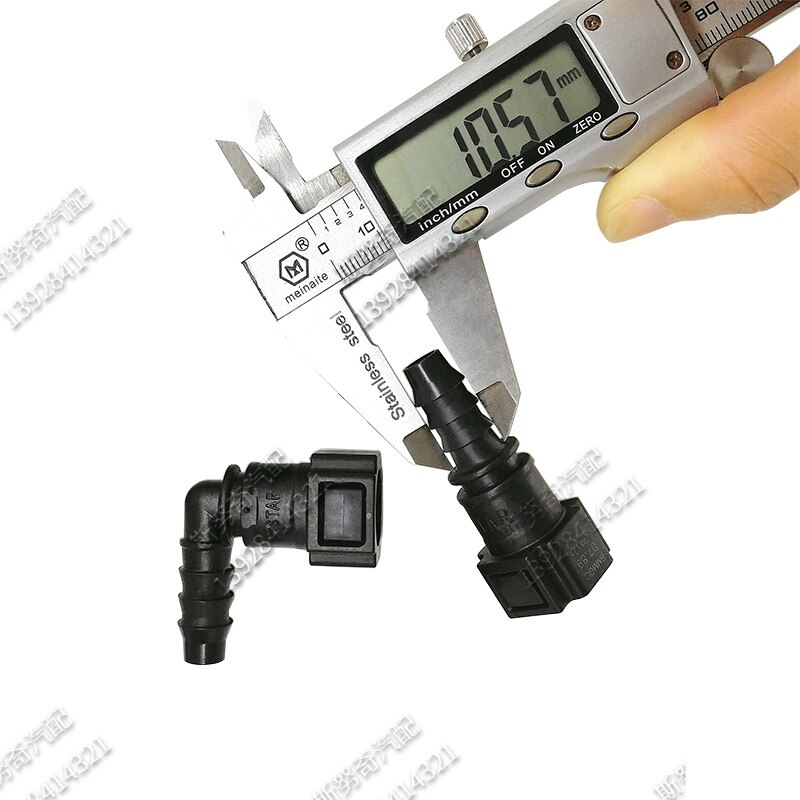 Connecteur rapide de ligne de carburant ID8, 7.89mm, 180 degrés, 5/16 raccords de tuyauterie, femelle, essence, 2 pièces par lot