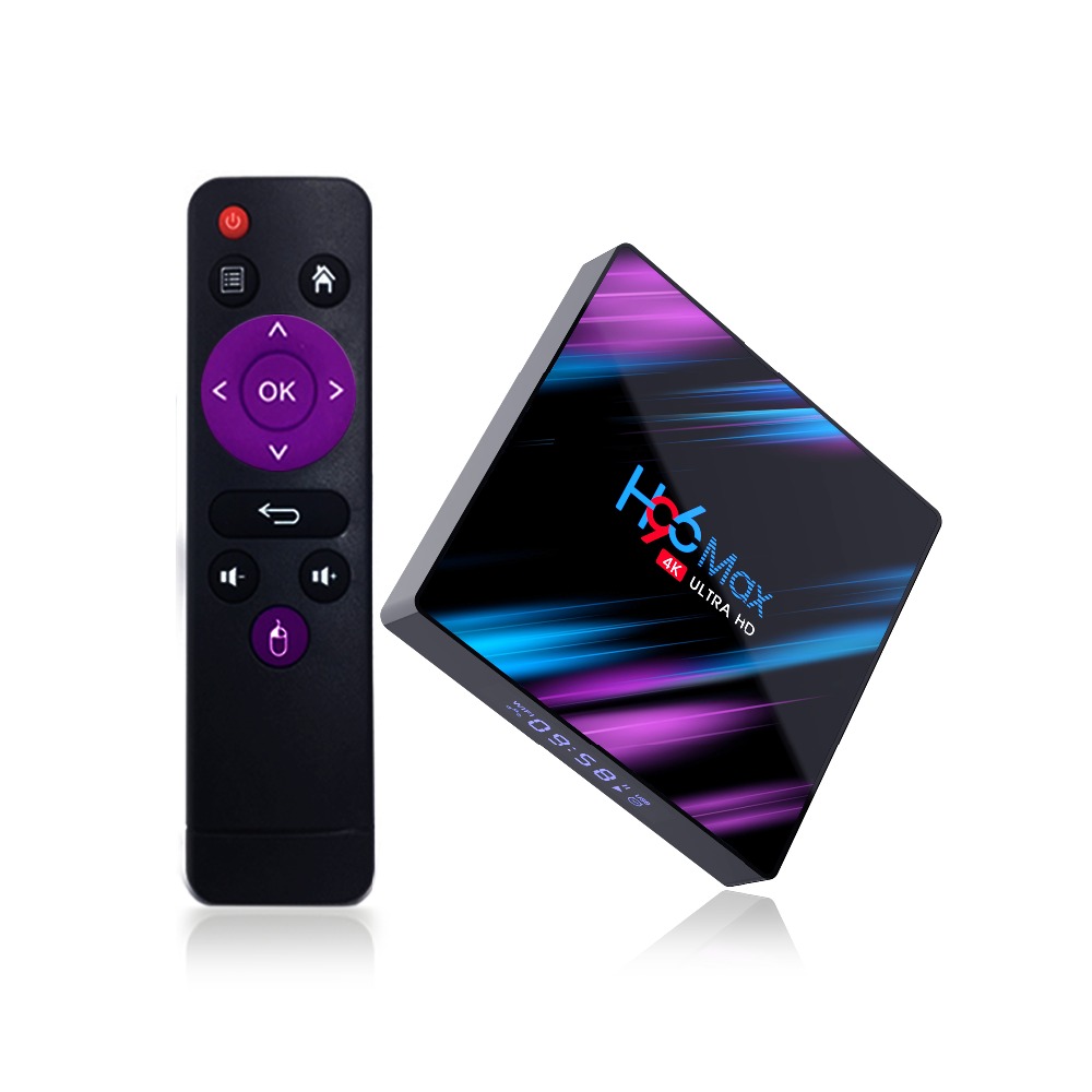 H96 Max RK3318 Android 9.0 Intelligent Network Set-Top Box 4K HD Player LED tv box