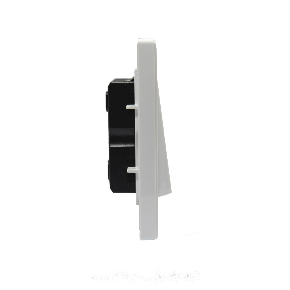 10 pçs plástico porta botão de saída cor branca sistema controle acesso acessórios liberação interruptor parede 10a 250v para a lâmpada