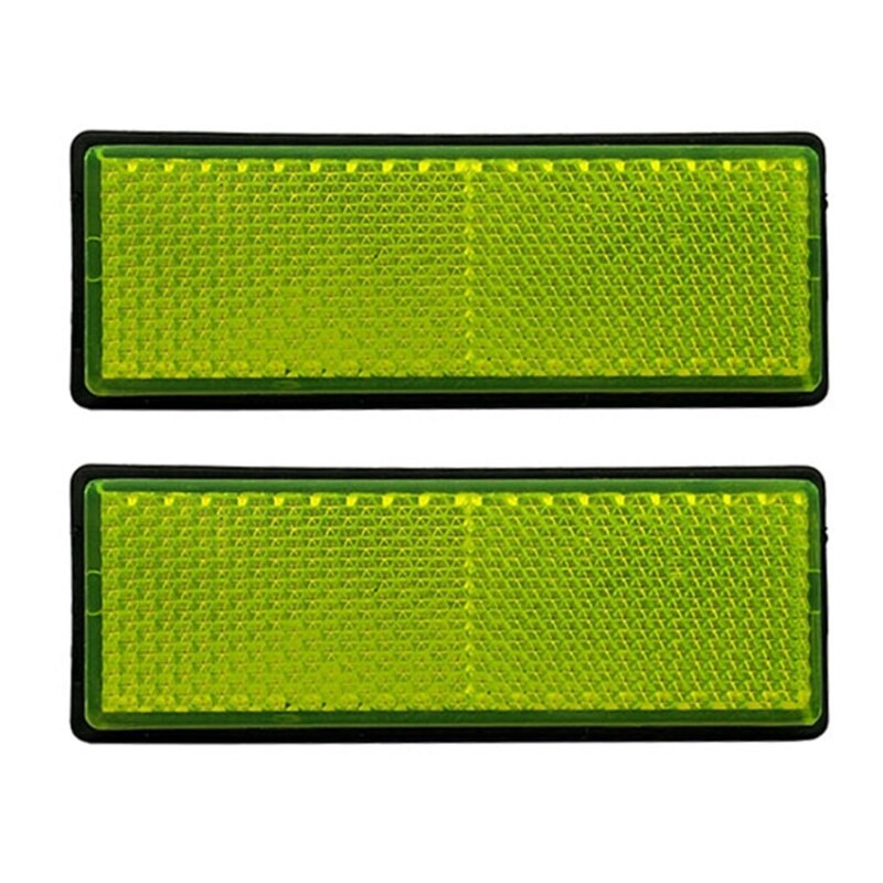 10 Pcs Self Adhesive Stick-on/Screw Reflectors Safety, Safety Reflective Post Reflectors, for Caravan/Trailer/Boat/Motor
