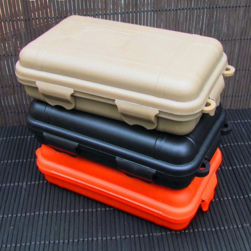 Waterproof Plastic Tool case phone Case Outdoor Shockproof Airtight Container Storage Box with foam lining