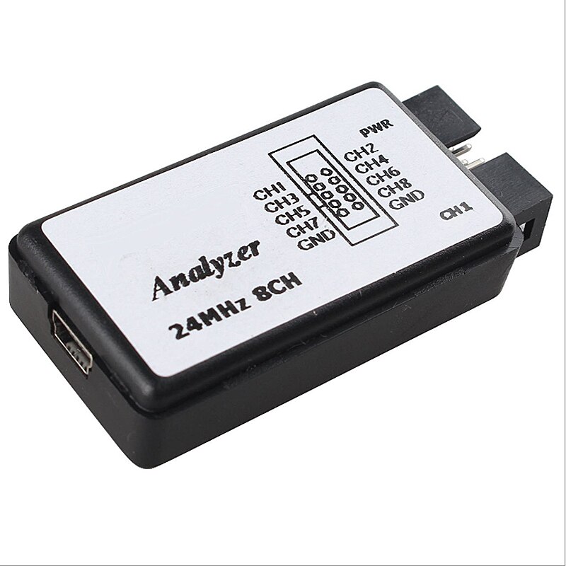 USB Logic Analyzer 24MHz 8 Channel 24M/seconds Logic Analyzer Debugger For ARM FPGA Logic Analyzer Logic 24M 8CH