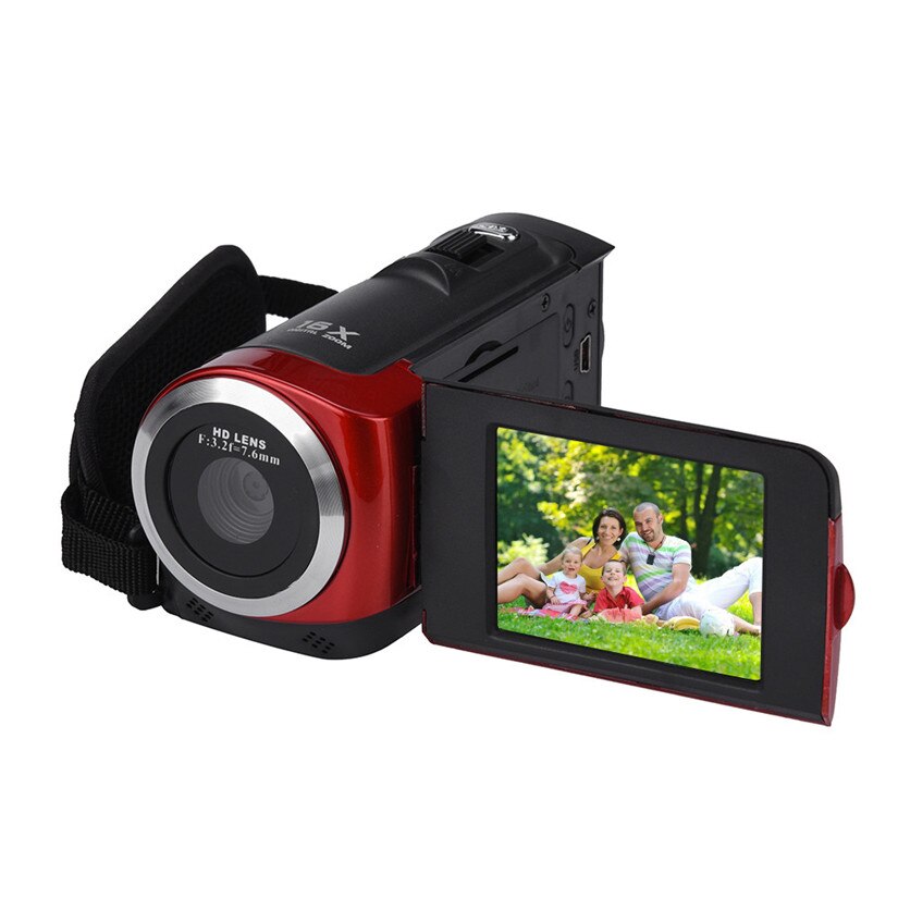 Hiperdeal HD-C7 Video Camera Full Hd 1080P Draagbare Camcorders 16x Zoom 16MP Thuisgebruik Digitale Camera 2.7 "Roterende lcd-scherm #