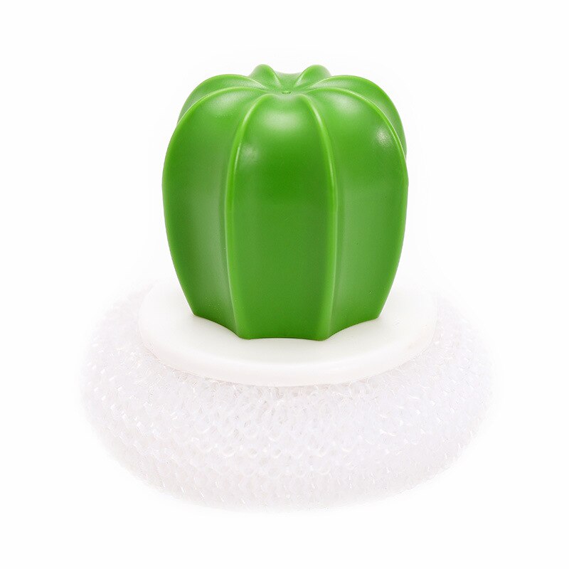 cactus Pentola Pennello Da Cucina Spazzola di Pulizia Palla A Filo Spazzola per Lavare I Piatti Pennello a prova di Olio E facile da Pulire Cucina di Casa accessori: 01