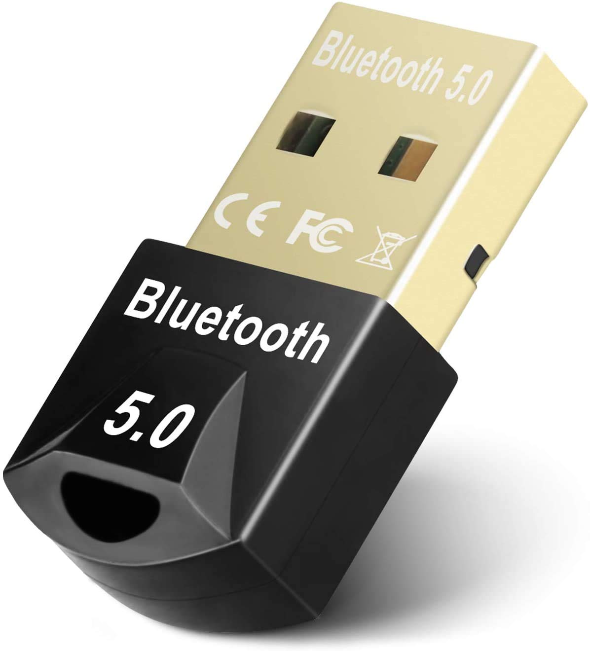 Adaptador do dongle de bluetooth 5.0 usb, receptor do transmissor de bluetooth para fones de ouvido, rato, teclado, tv, carro, alto-falante, bluetooth de usb: Default Title