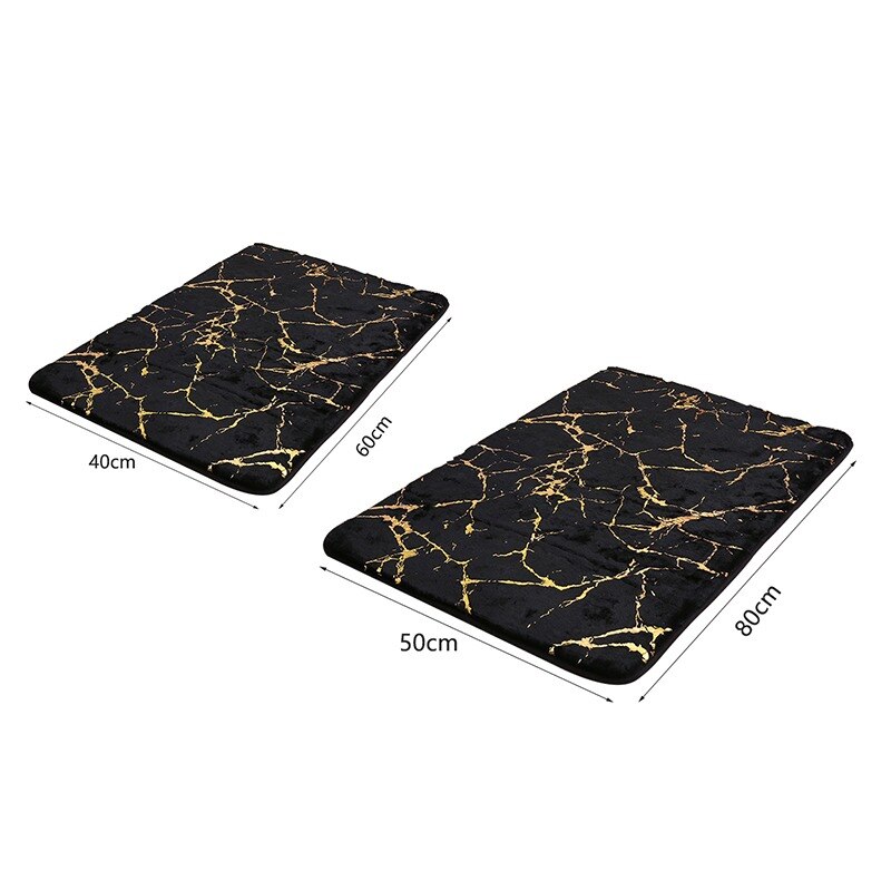 Tapis de salle de bain antidérapant, tapis de douche moelleux en Faux poils de lapin, tapis de sol , produit de salle de bain