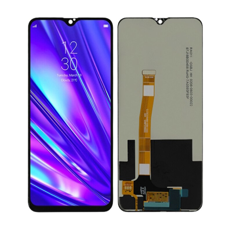 Original 6.3 &quot;Für OPPO Realme 5 Profi RMX1971 LCD Anzeige berühren Tafel Bildschirm Sensor Montage