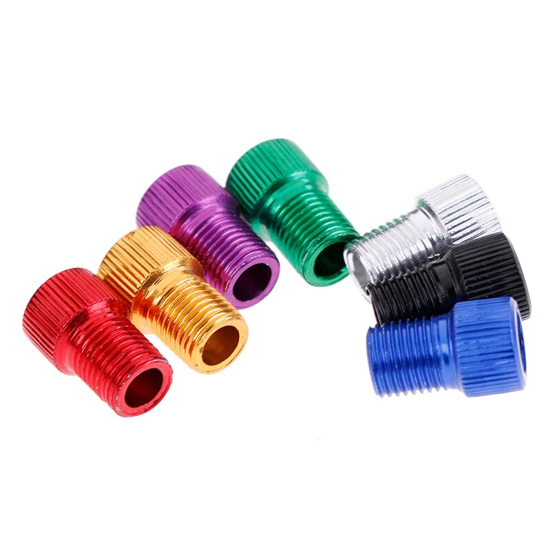 5pcs/Lot MTB Road Bike Tire Gas Valve Adaptor Tube Pump Repair Tools Bicycle Valve Adapter Air Pump Converter