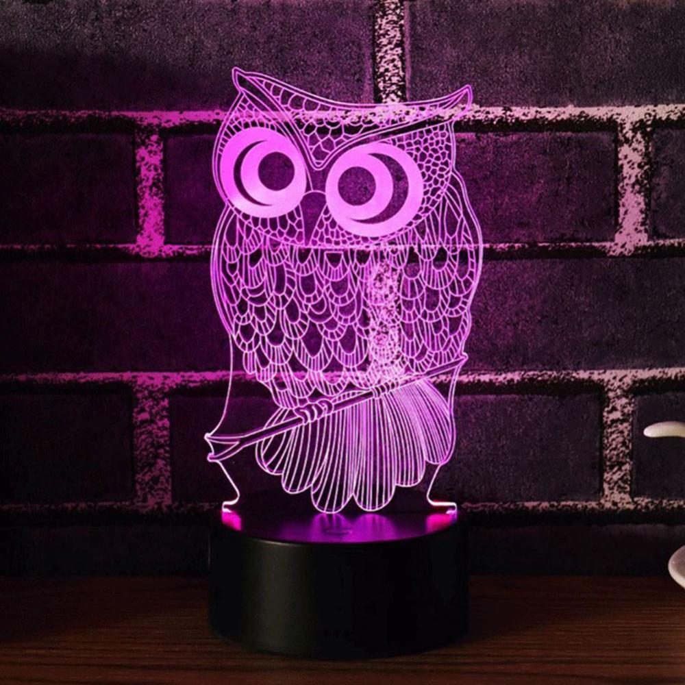 Socle lumineux 3D avec télécommande tactile lumineux romantique luminaire support de lampe Bases de lampe maison intérieure (seulement support de lampe)