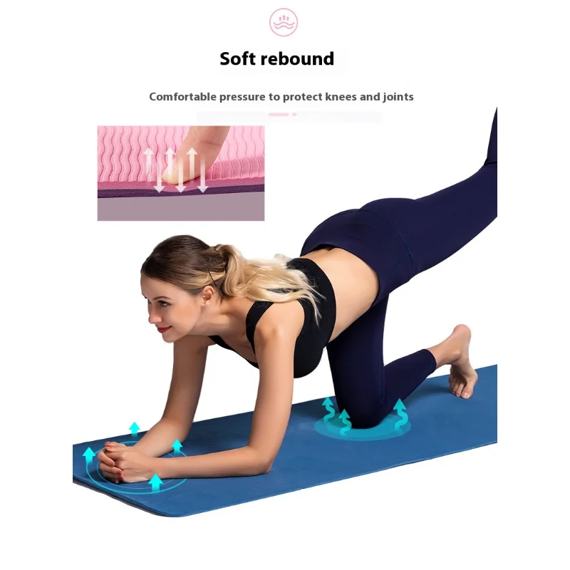 183*61*0.6cm halkfria yogamattor tjock träningsmatta pilates reformer yogatillbehör hemmagymutrustning gymnastik meditationsmatta