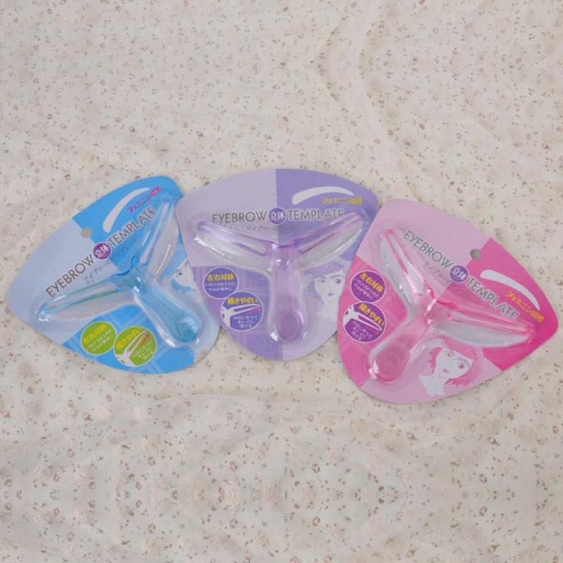 Gomme-laque 1Pc sourcil pochoir modèles réutilisable toilettage façonnage sourcil modèle yeux sourcils Shaper modèle maquillage style outils