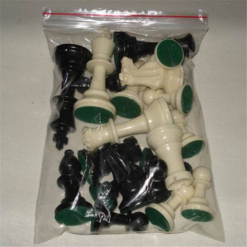 32 Classical Chess Pieces/Plastic Complete Chessmen International Word Chess Game Entertainment Early Educational Tool J11