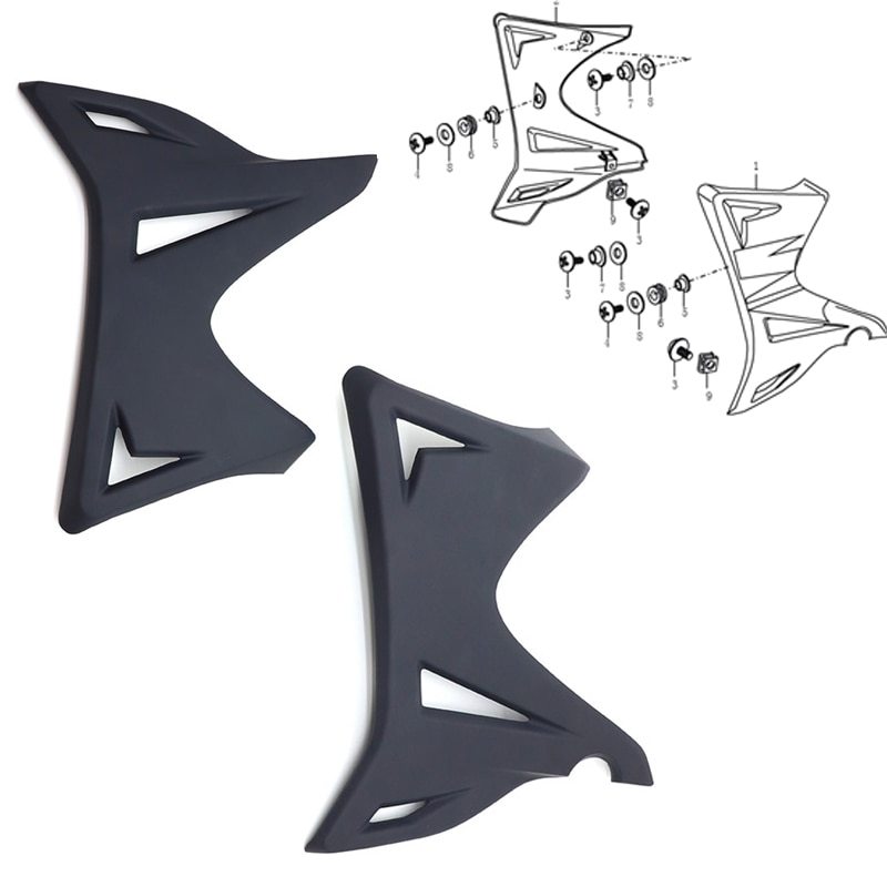 2 pièces carénage réservoir de gaz flexible en plastique pour Suzuki sinnis apache Qingqi qm200gy QLINK XF200