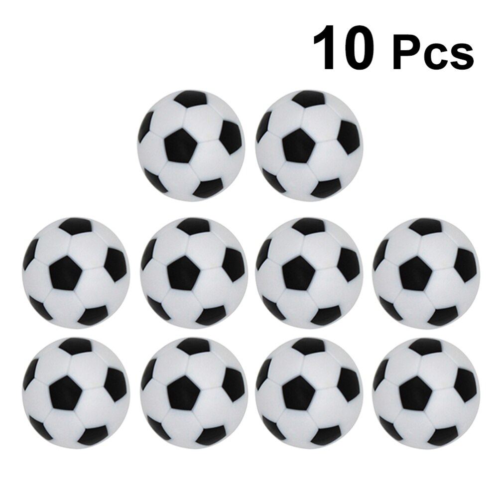 8pcs Table Soccer Balls Game Football Foosballs Replacement Tabletop Soccer Mini Balls