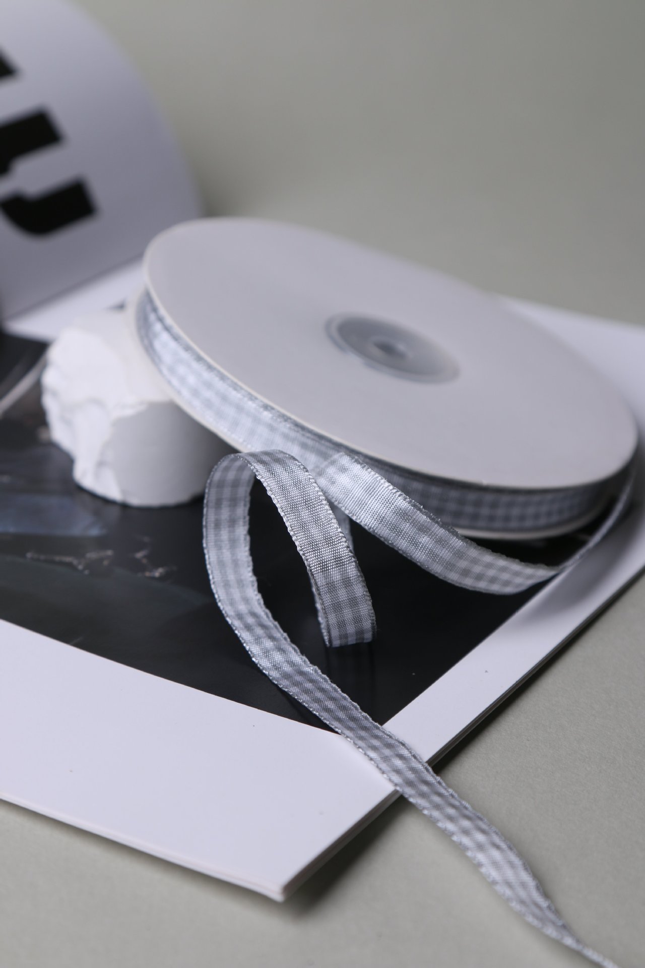 50 Yards 10mm Gingham Ribbons for Wedding Christmas Party Decorations Wrapping DIY Crafts Bow Hair Plaid Ribbon Packaging: Copper