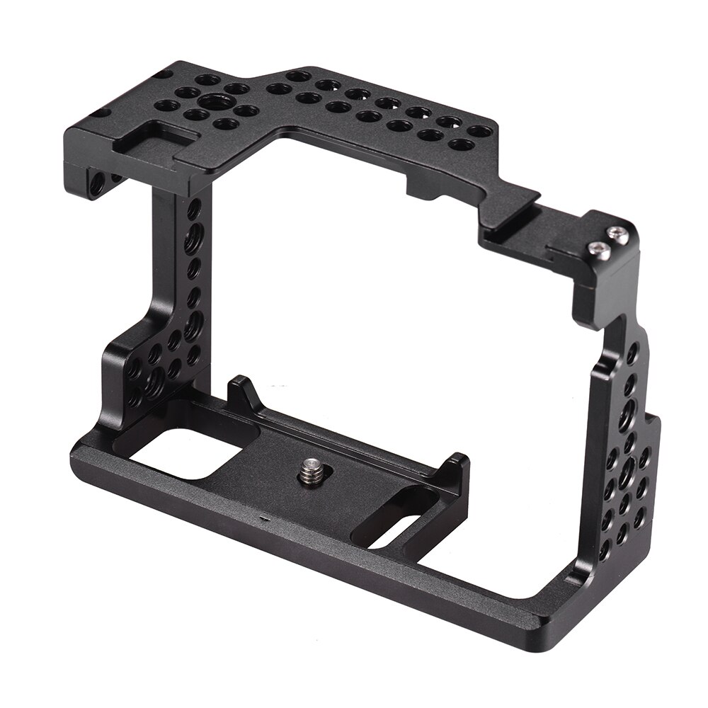 Andoer Aluminium Camera Kooi Video Stabilizer 1/4 &quot;Schroef Met Koud Shoe Mount Voor Sony A7II/A7III/a7SII/A7M3/A7RII Camera