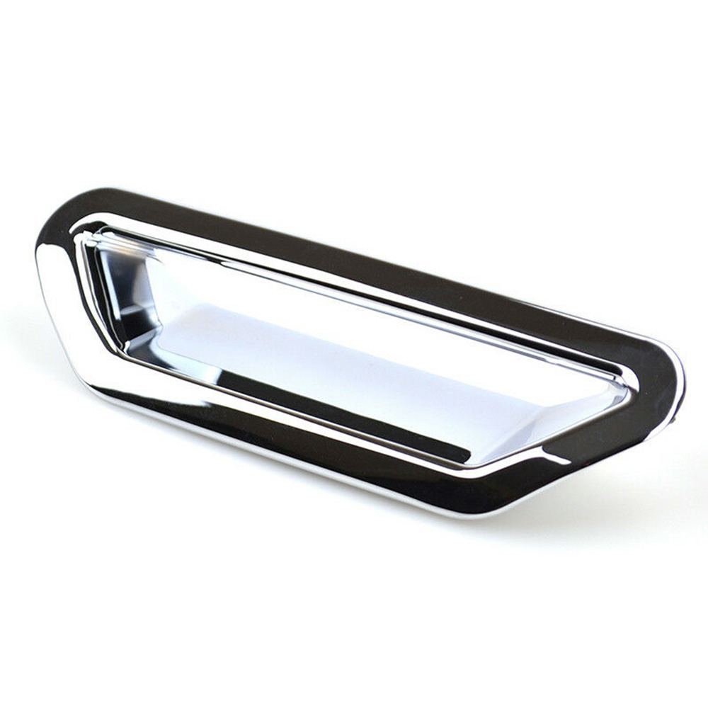 Cubierta cromada para manija de la puerta trasera del maletero, embellecedor para Ford Escape Kuga 13-18, piezas de decoración de impermeables de plata