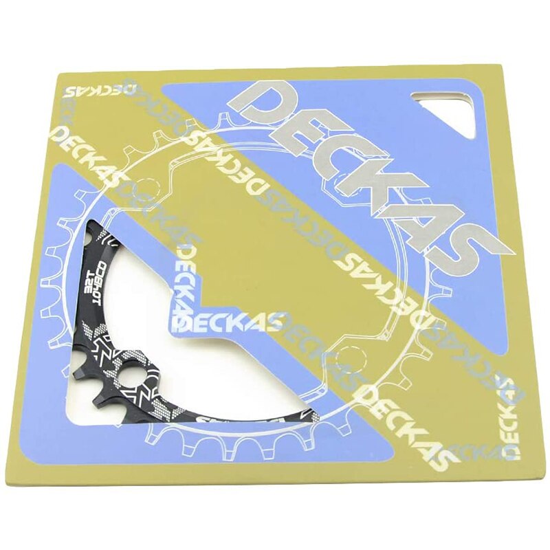 Deckas 104BCD Oval MTB Chainring Narrow Wide Mountain Bike Crankset 32/34/36/38T Teech 104 BCD Crown Bicycle Monoplate