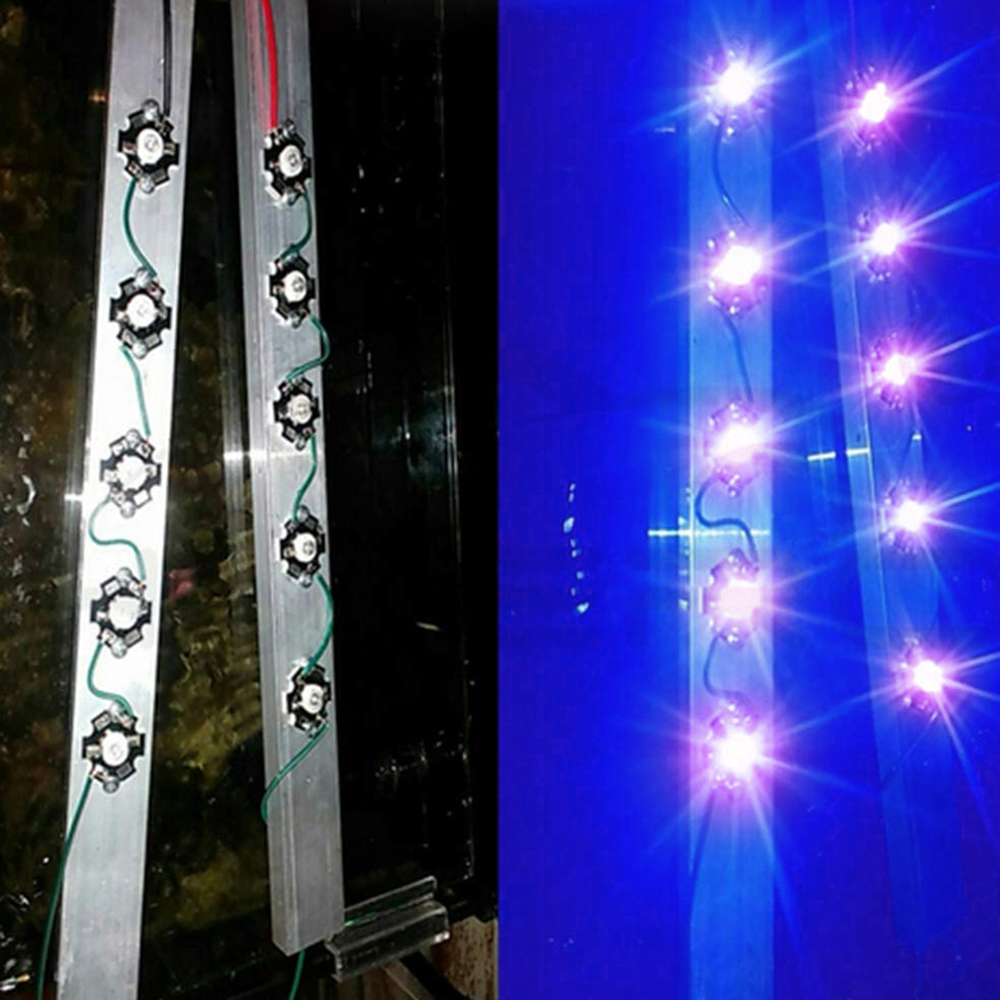 High Power 3W 365nm 395nm UV Ultraviolet LED Chip Beads Black Light COB Light Bulbs Spot Light Aluminum Substrate DIY Lights