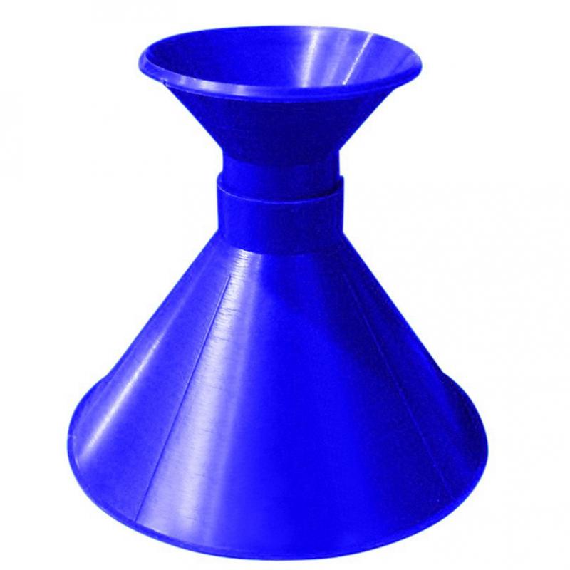 1Set Car Windshield Ice Scraper Tool Cone Shaped Outdoor Funnel Snow Remover Lot Car Tool Cone Shaped Ice Scraper: 04