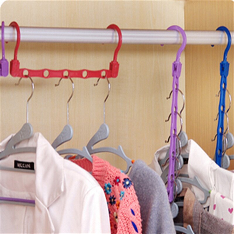 Nuttig 5-Hole Space Saver Wonder Magic Hanger Haak Closet Organizer