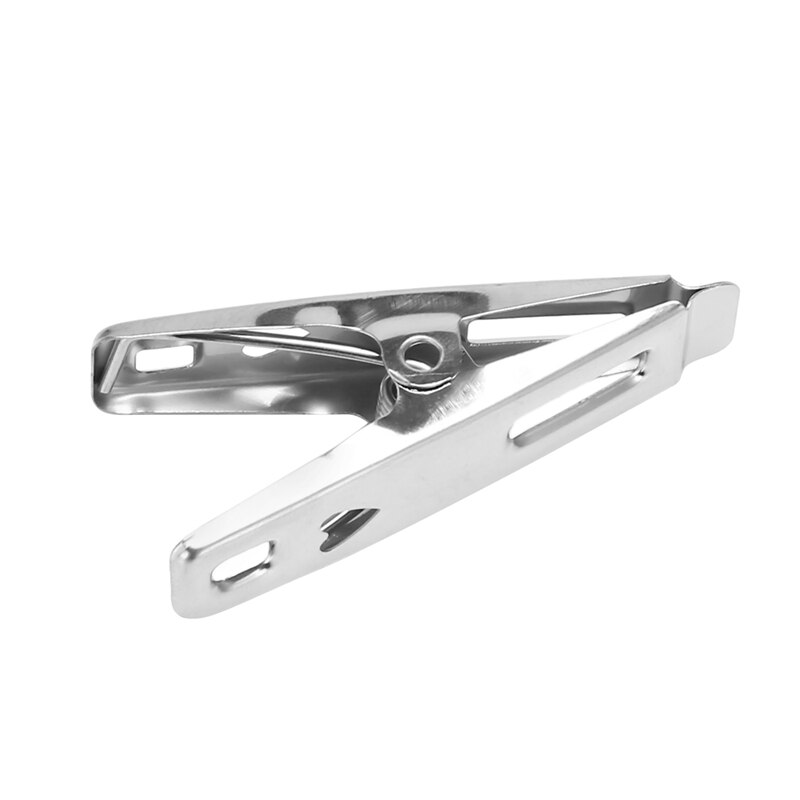 100PCS Clothes Pegs Stainless Steel Clips For Coat Pants Laundry Drying Hanger Rack Washing Towel Holder Hanger Retail