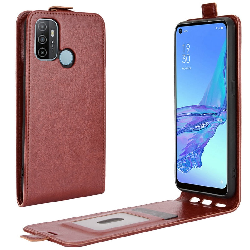 Étui en cuir rétro pour Oppo A53 pour Oppo A32 portefeuille housse de téléphone à rabat Coque Etui Fundas