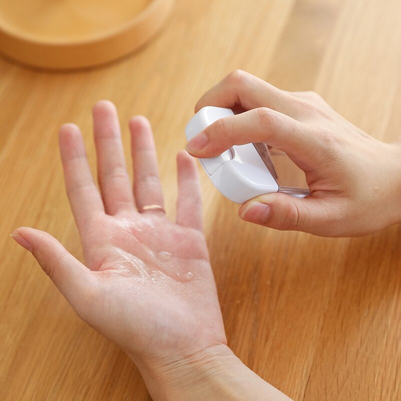 Travel Portable High Pressure Press Spray Bottle Fine Mist Spray Bottle Alcohol Disinfectant Sub-bottling Cosmetic Pump