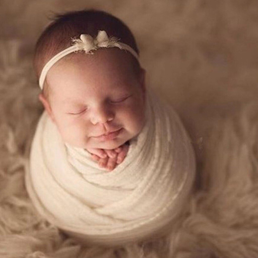 Mode Baby Fotoshoot Pasgeboren Effen Kleuren 15 Fotografie Wrap Baby Fotografie Elastische Wrap Prop Outfits Для Фотосессии @ 45