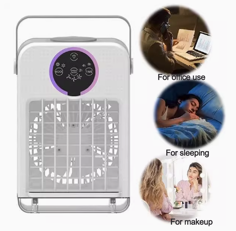 Sproeiventilator met water- en koude ventilator Airconditioning Slaapzaal Kantoor elektrische ventilator Huishoudelijke plug-in koelsproeiventilator