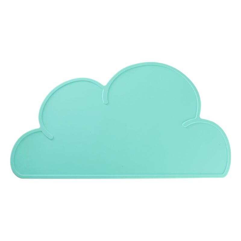 Cloud Shape Silicone Table Mat Placemat for Toddlers Baby Non Slip Kitchen Pad