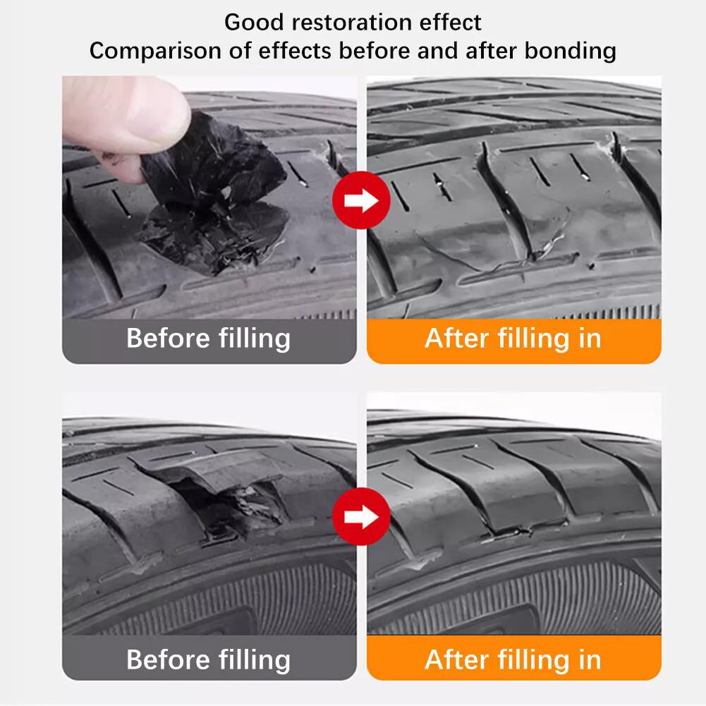 30g Universal- Auto Reifen Reparatur Kleber Gummi Bindung Kleber Auto Reifen Riss Reparatur Seite Zauberstab Punktion Reifen Reparatur DIY Werkzeuge Bausätze