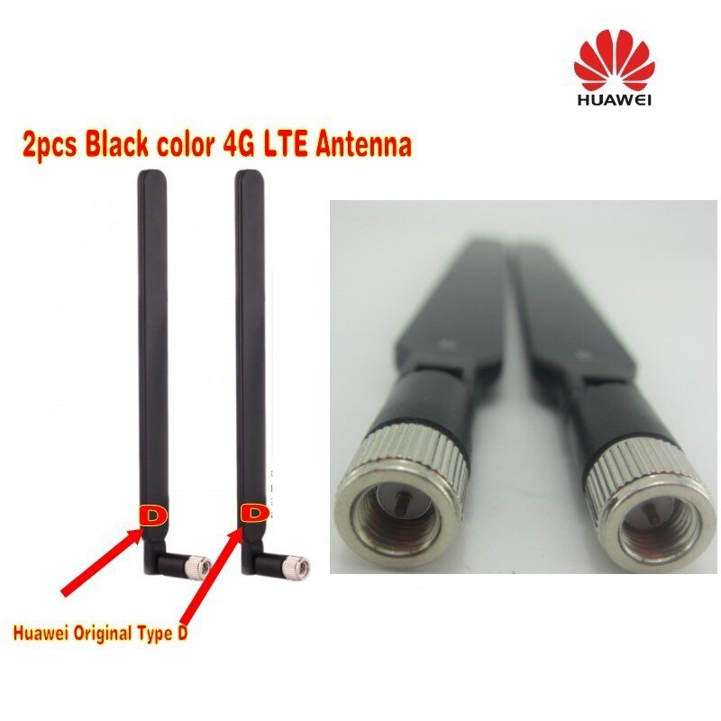 HUAWEI oryginalny 4G LTE zewnętrzna 2x antena robić B525 SMA typu D czarny