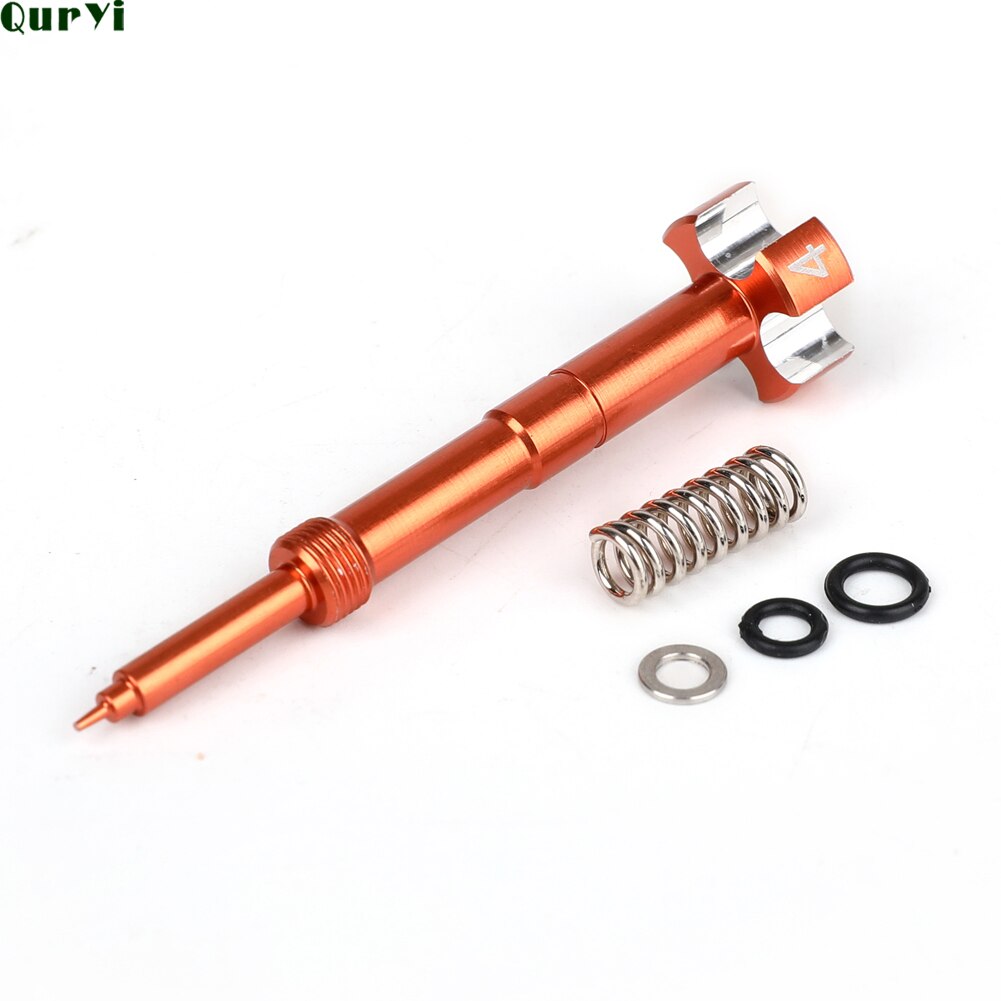 Tornillo de mezcla de combustible para carburador de aire fácil ajustable para motocicleta ATV Dirt Bikes FCR MX Carby Motor 4 tiempos: orange