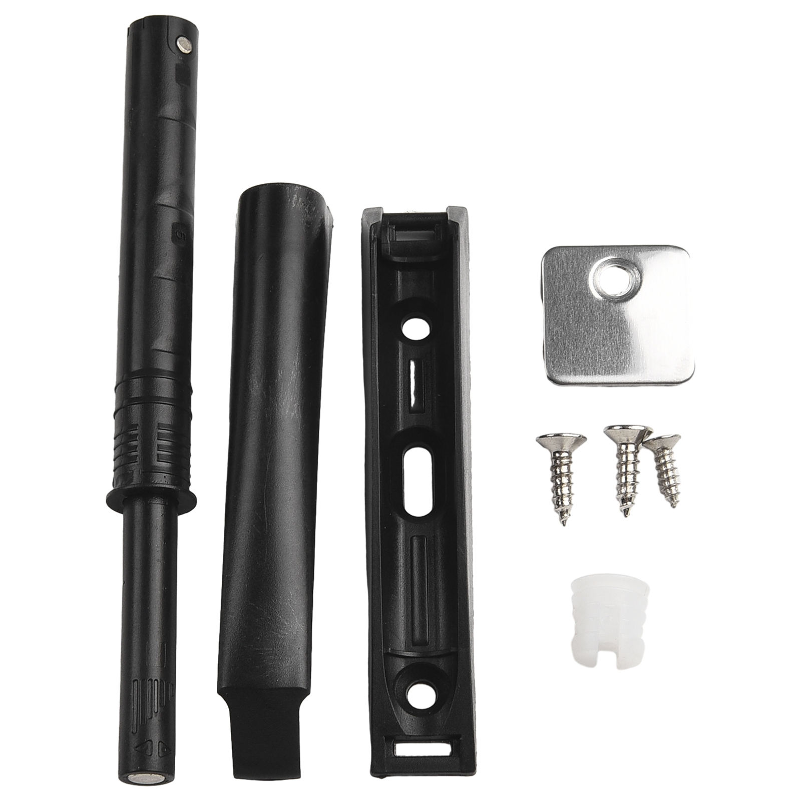 Kitchen Cabinet Door Catch Push To Open Mechanism With Magnetic Tip Spring Loaded Plunger For A Sleek Handle Less Look