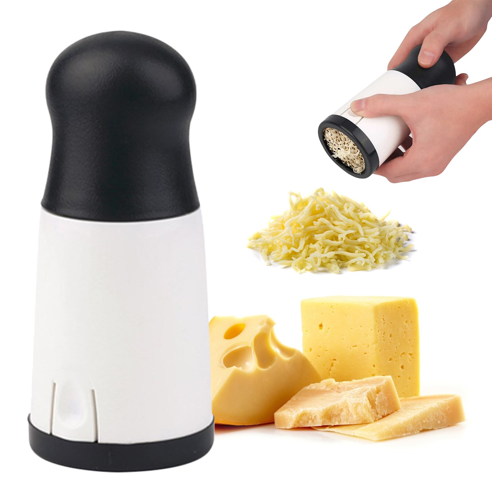 Stainless Steel Grinder Frosted Shell Safe Durable Practical Cheese Cutter Tool Grind Cheese Butter Fruits Vegetables