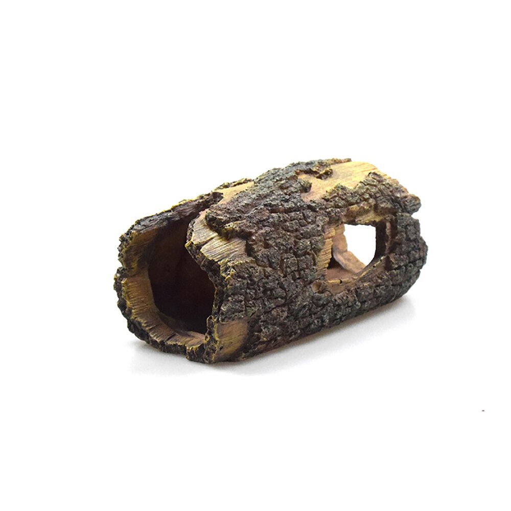 Cueva escondite para acuario, paisajismo del tanque de peces, decoración Vintage para el hogar, resina para criar gambas, múltiples agujeros,