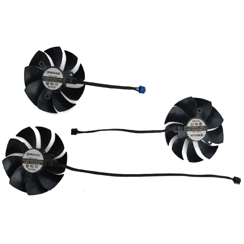 88mm 4 stift pld 09220 s 12h grafikkortsfläkt，för evgar rtx 3090 rtx 3070 rtx 3080 rtx 3080 ti grafikkort kylfläkt