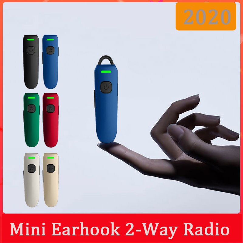 Mini talkie-walkie sans fil, Bluetooth, interphone, Salon de beauté, Restaurant, hôtel, crochet d'oreille, Radio bidirectionnelle