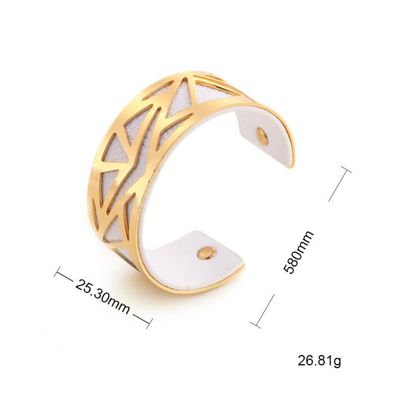 16 cores manguito pulseira de couro slivery ouro cor pulseira georgette indiano jóias pulseiras amor pulseiras para mulher femme vimio: gold