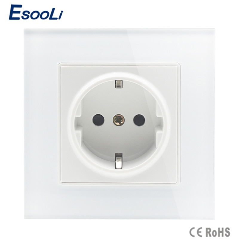 250V 16A Hoe Use Stainless Steel Panel Lebanon Egypt Power Outlet Socket - Wall Switch, Wall Socket