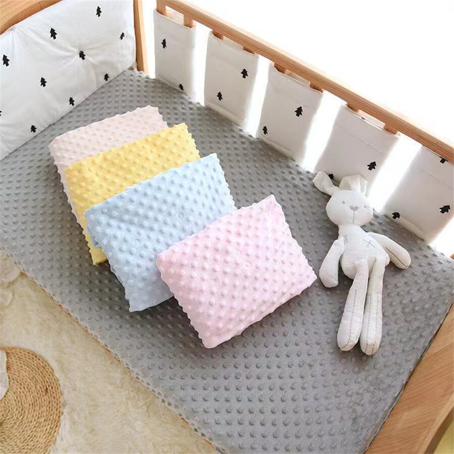 Baby Laken Bed Cover Pasgeboren Winter Flanel Effen Laken Zachte Kinderen Laken Kinderen Matrashoes